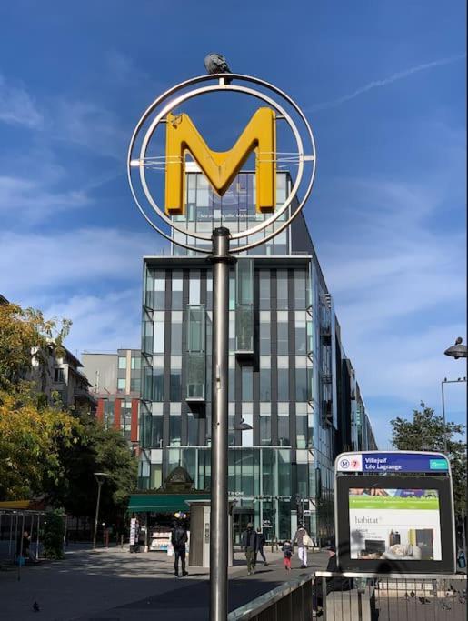 Studio Paris Sud A Cote Du Metro Lägenhet Villejuif Exteriör bild